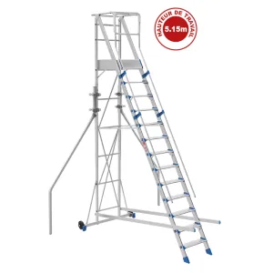 Échelle Plateforme Aluminium FORTEZZA 13