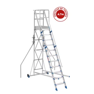 Échelle Plateforme Aluminium FORTEZZA 11