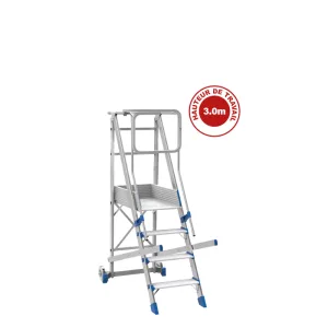 Échelle Plateforme Aluminium FORTEZZA 4