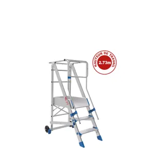 Échelle Plateforme Aluminium FORTEZZA 3